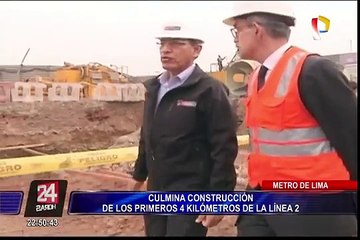 Finalizan construcción de los cuatro primeros kilómetros de la Línea 2 del Metro de Lima