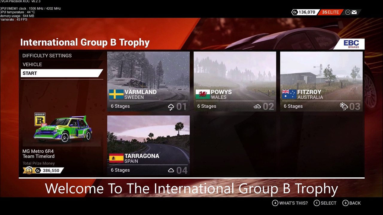 DiRT 4 Valberg Sjo International Group B Trophy Varmland Sweden Ev1 St1