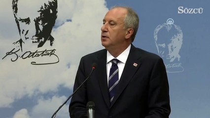 Muharrem İnce’den seçim sonucu açıklaması