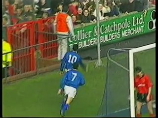 Ipswich Town - Portsmouth 08-02-1992 Division Two