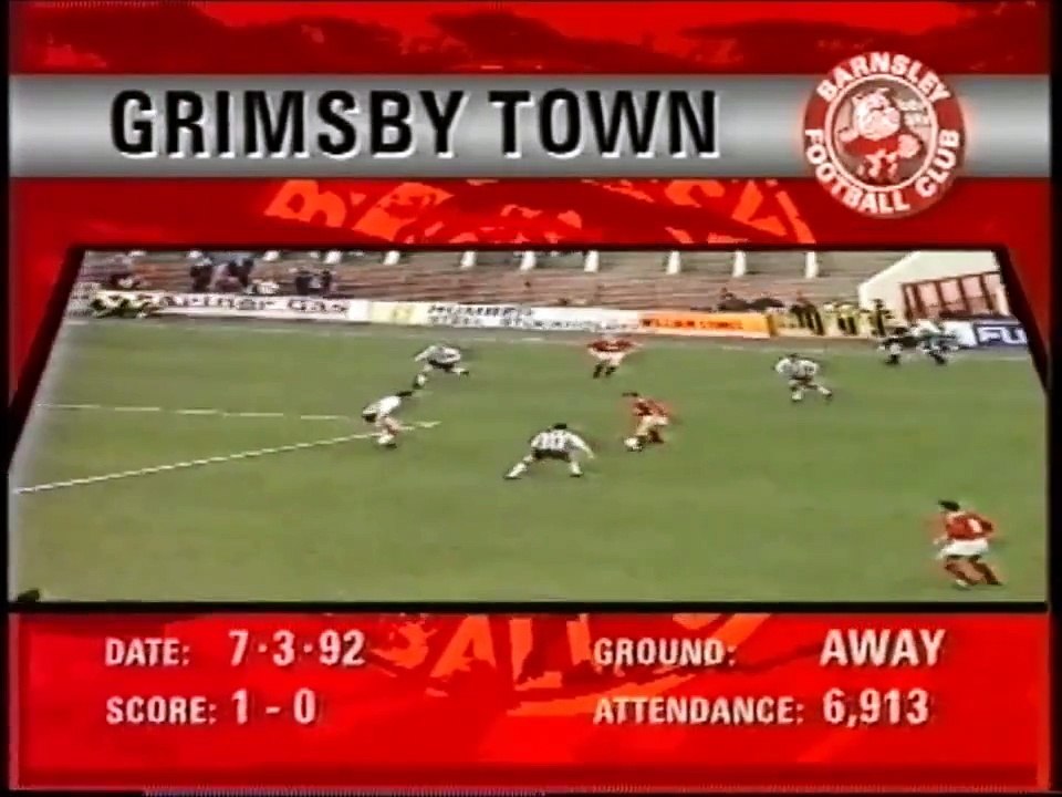 Grimsby Town - Barnsley 07-03-1992 Division Two