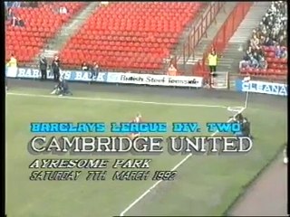 Middlesbrough - Cambridge United 07-03-1992 Division Two