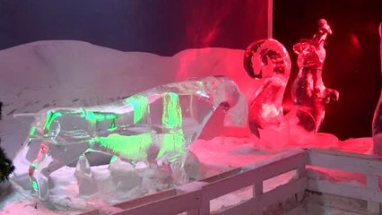 Antalya Buz Heykel Müzesi Serinletiyor Hd