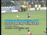 Southend United - Middlesbrough 14-03-1992 Division Two