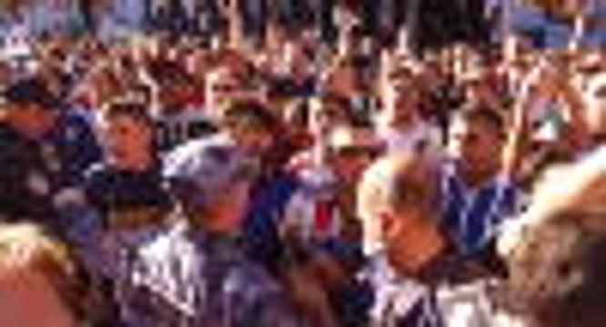 Argentina squad and fans drum up support before Nigeria game