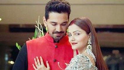 Rubina Dilaik and Abhinav Shukla's ELEGANT avtaar at Reception । FilmiBeat