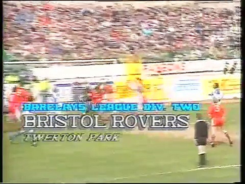 Bristol Rovers - Swindon Town 12-04-1992 Division Two
