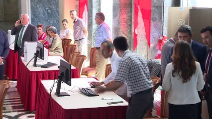 Yeni seçilen milletvekillerinin kayıt işlemleri için hazırlıklar sürüyor - TBMM