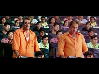 Sanju | Best VFX work | Sanjay dutt or Ranbir Kapoor | Munna bhai Scene