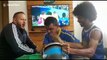 Deaf-blind Brazil fan follows World Cup heroes with help of interpreters