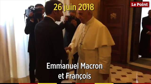 Les présidents français de la Ve République rendent visite au pape