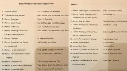 MPs react to the unverified 'Cabinet' list