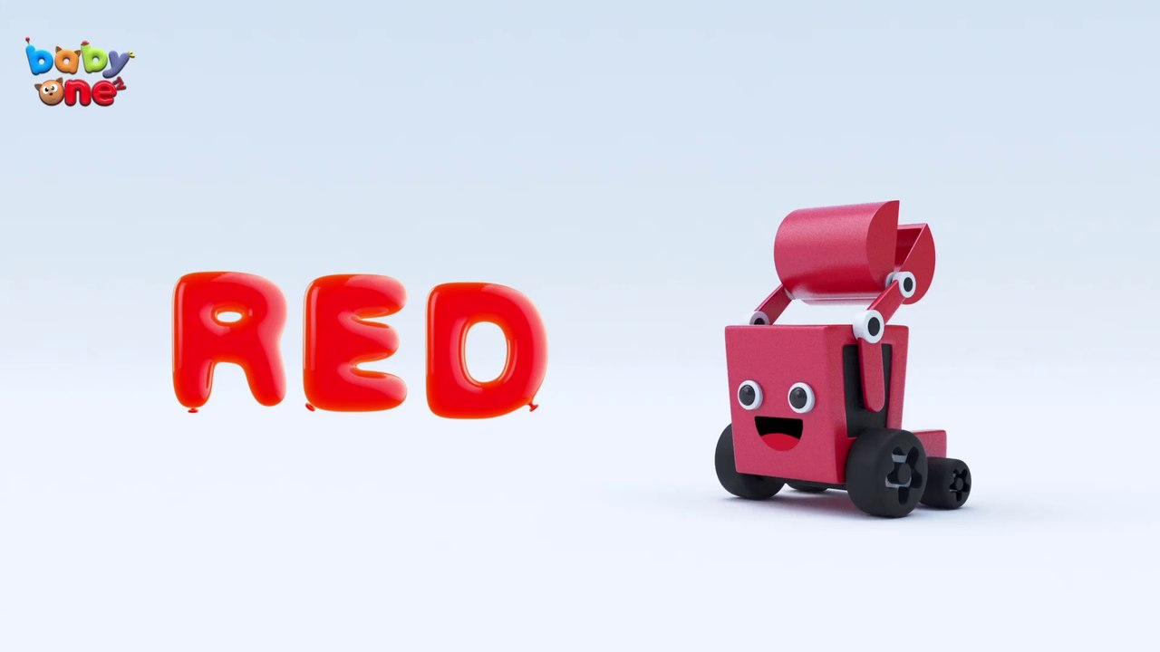 Colors with 3D Pacman Cars I Babyone Kids TV