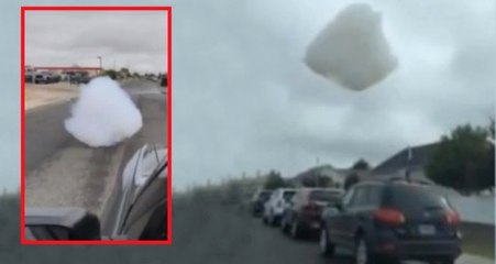 Bulut Yere İndi, İzleyenlerin Ağzı Açık Kaldı