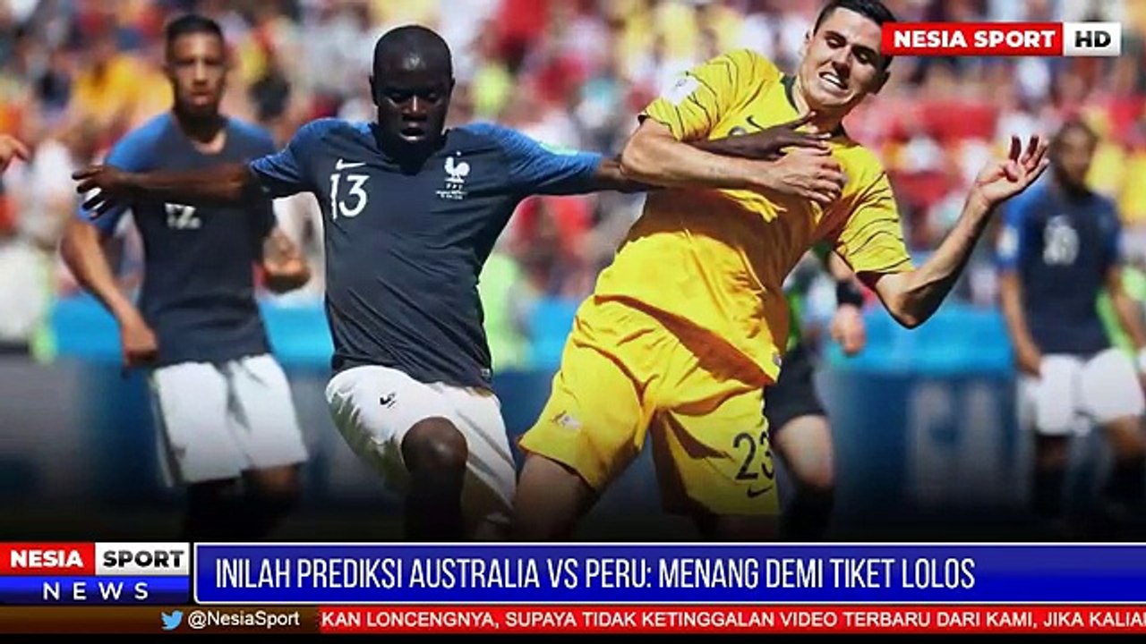 INILAH! Prediksi Australia Vs Peru 26 Juni 2018 Grup C