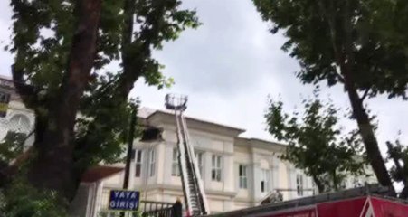 Mimar Sinan Üniversitesinde Korkutan Yangın!