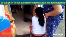 XÓT XA BÉ GÁI CỤT TAY CHÂN HÀNG NGÀY NGỒI XE LĂN MUA ĐỒ ĂN NUÔI MẸ TRONG BỆNH VIỆN