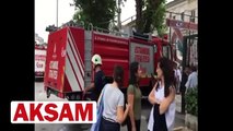 Mimar Sinan üniversitesinde korkutan yangın