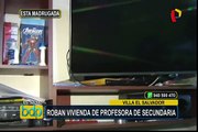 Villa el Salvador: delincuentes roban casa de profesora de secundaria