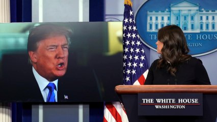 Trump 'Going to Grade' Sarah Sanders Performance, Relationship 'Souring': Report