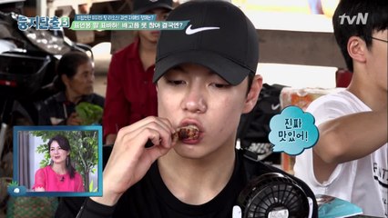(감동) 둥탈 멤버들 라오스 첫 길거리 음식 영접!