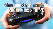 Cómo conectar un mando de PS4 o Xbox a un PC