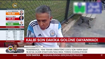 Kalbi son dakika golüne dayanamadı