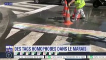 Tags homophobes dans le Marais: 