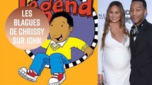 Chrissy Teigen se moque de  son mari John Legend