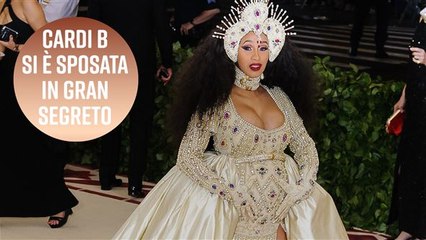 Cardi B ha confessato: 'Mi sono sposata... a settembre!'