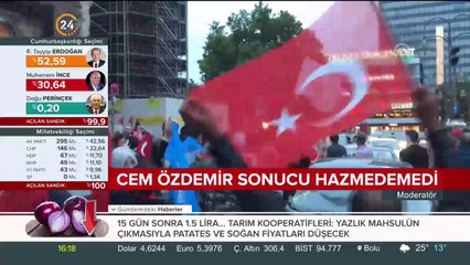 Cem Özdemir teröristler meclise girince böyle sevindi