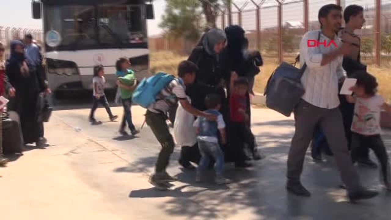 Kilis Bayram Ziyaretine Giden Suriyelilerin Dön...