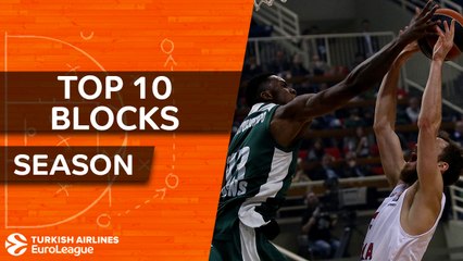 2017-18 Turkish Airlines EuroLeague: Top 10 Blocks!