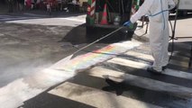 Marais: les tags homophobes ont été nettoyés, les couleurs rainbows sont revenues
