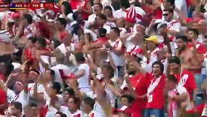 Jose Paolo Guerrero Incredible Goal HD - Australia 0-2 Peru - World Cup - 26.06.2018