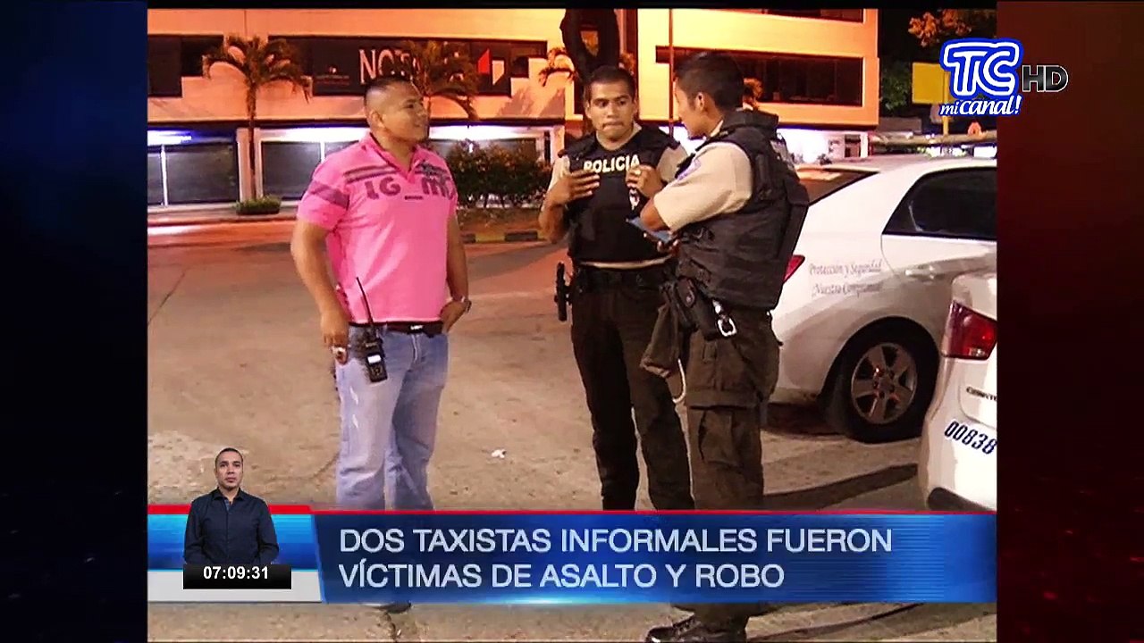 Dos taxistas informales fueron víctimas de asalto y robo