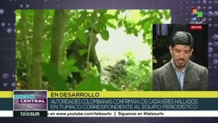 Fiscal de Colombia confirma que cuerpos son de periodistas ecuatoriano
