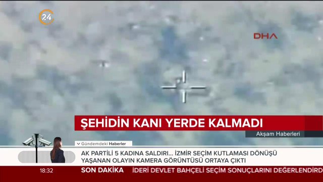 Şehidin kanı yerde kalmadı
