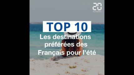 Été 2018 : Les 10 destinations préférées des Français