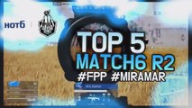 [TOP5] Match6 Round2 - 2018 HOT6 PSS 시즌2 프로투어(배틀그라운드)