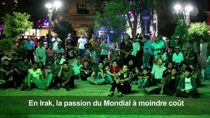 En Irak, la passion du Mondial à moindre coût