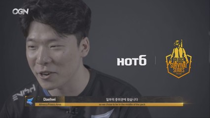 중위권 합류는 결승 진출을 위한 큰 그림? MATCH6를 앞둔 선수들의 도발 인터뷰! - 2018 HOT6 PSS 시즌2 프로투어(배틀그라운드)