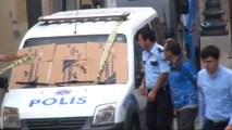Taksim’de polis aracına dolu önlemi