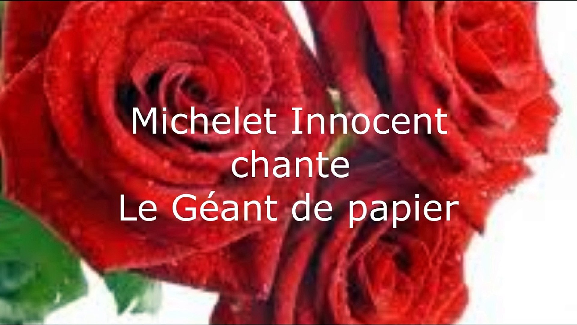 Le Geant De Papier - Michelet Innocent- Jean Jacques Lafon - Video  Dailymotion