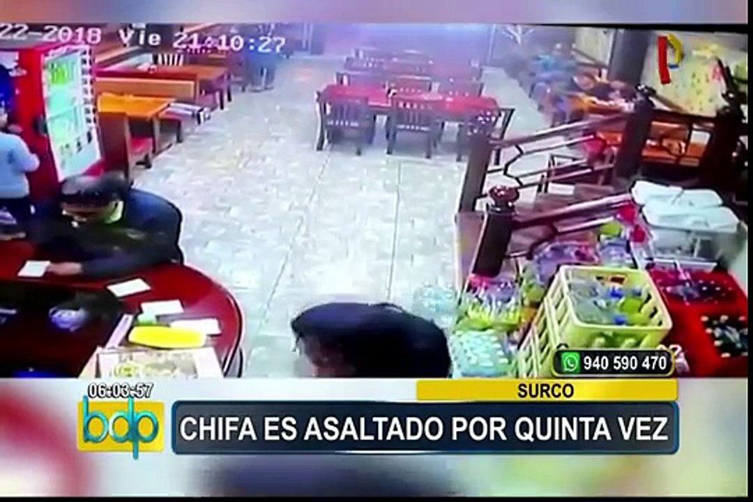 Surco: asaltan restaurante chifa por quinta vez