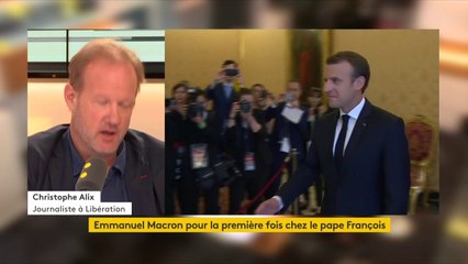 Rencontre Macron/Pape François : "C'est une condition importante pour essayer de rallier à soi le vote catholique", juge Christophe Alix #lesinformés