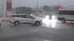 Düzce'de Fırtına, Yağmur ve Dolu Etkili Oldu