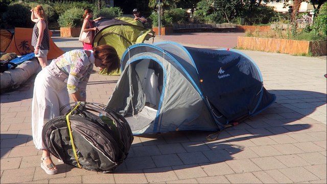Valence : Une trentaine de tentes installées pour protester contre un projet de la Ville