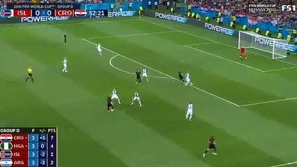 Milan Badelj Goal  - Iceland 0 - 1  Croatia 26.06.2018