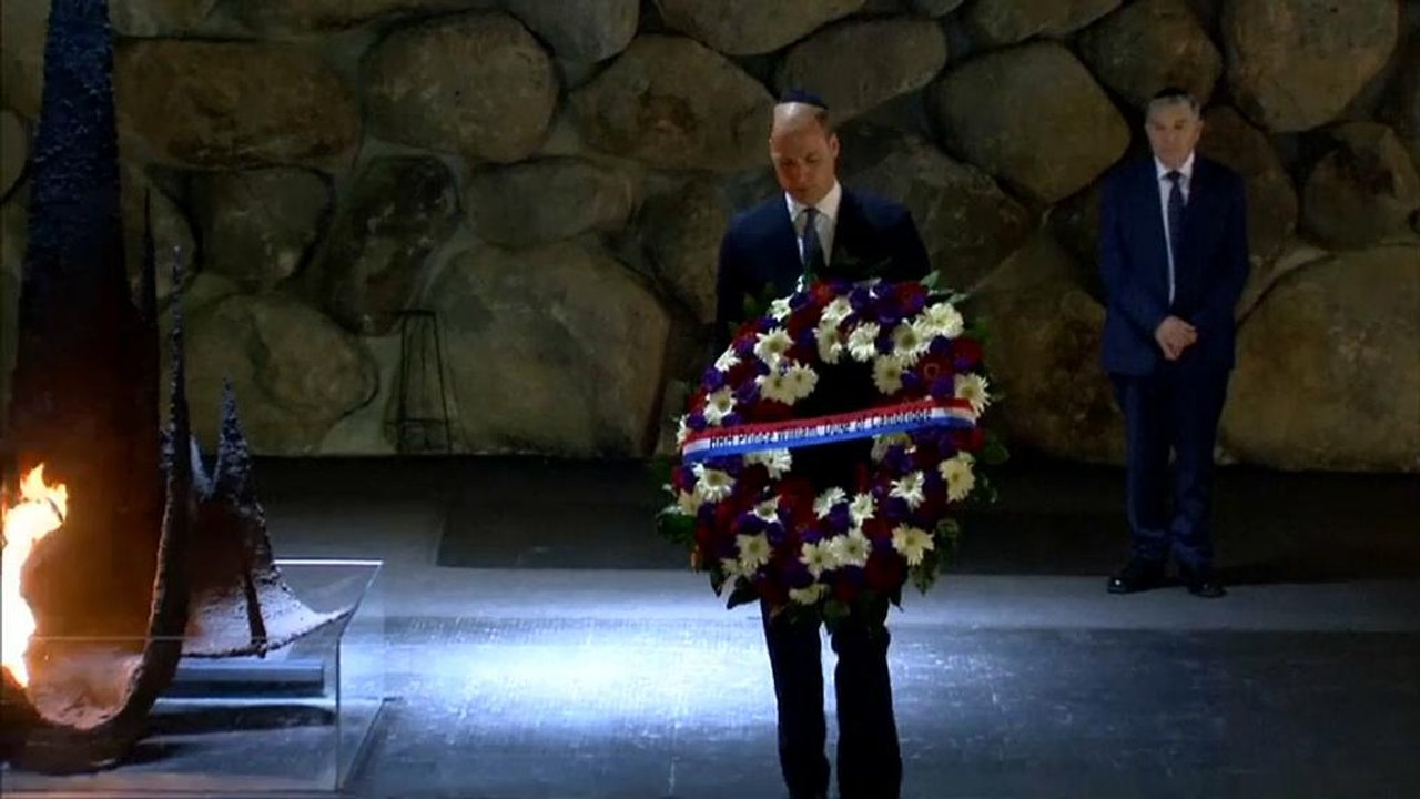 Prinz William besucht bei erster Israel-Visite Yad Vashem